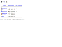 Tablet Screenshot of download.ircddb.net